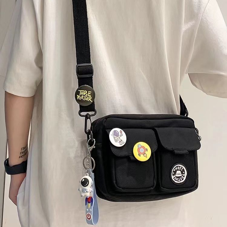 Messenger Bag Badge Crossbody Bag