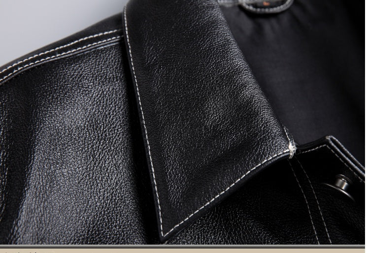 Men's Winter Leather Jacket