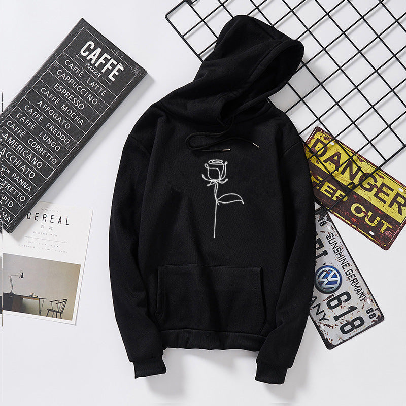 Rock Style Graffiti Hoodie for Men & Women