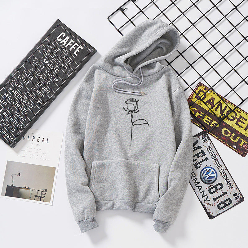Rock Style Graffiti Hoodie for Men & Women