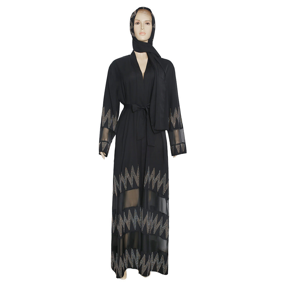 Two Piece Simple Cardigan Abaya