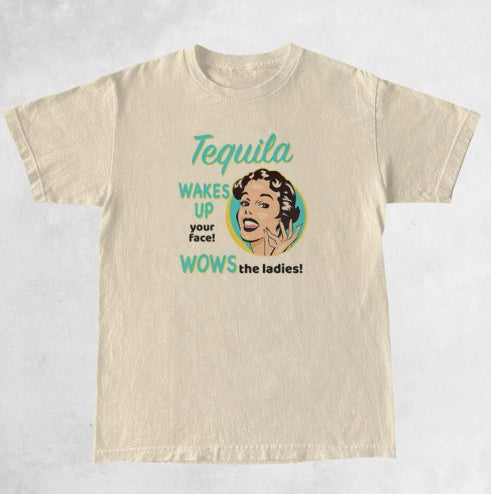 Tequila Retro Graphic Tees