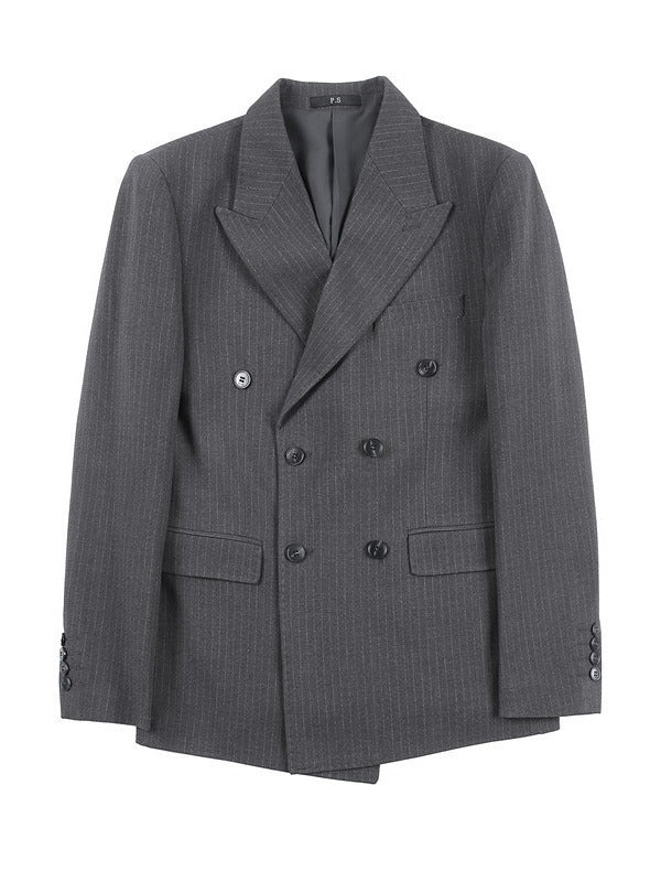 Autumn Double Breasted Warm Suit for Men