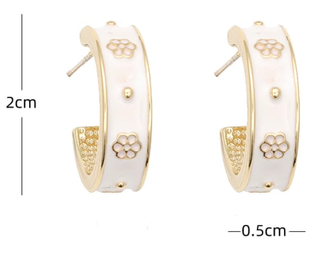 Light Luxury Earrings Sterling Silver Needle Earrings