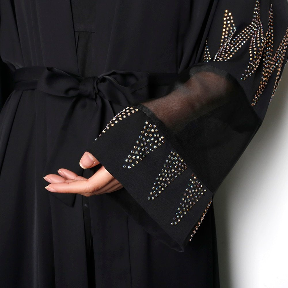Two Piece Simple Cardigan Abaya