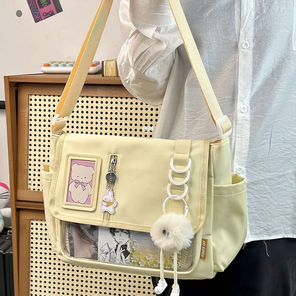 Canvas Crossbody Handbag