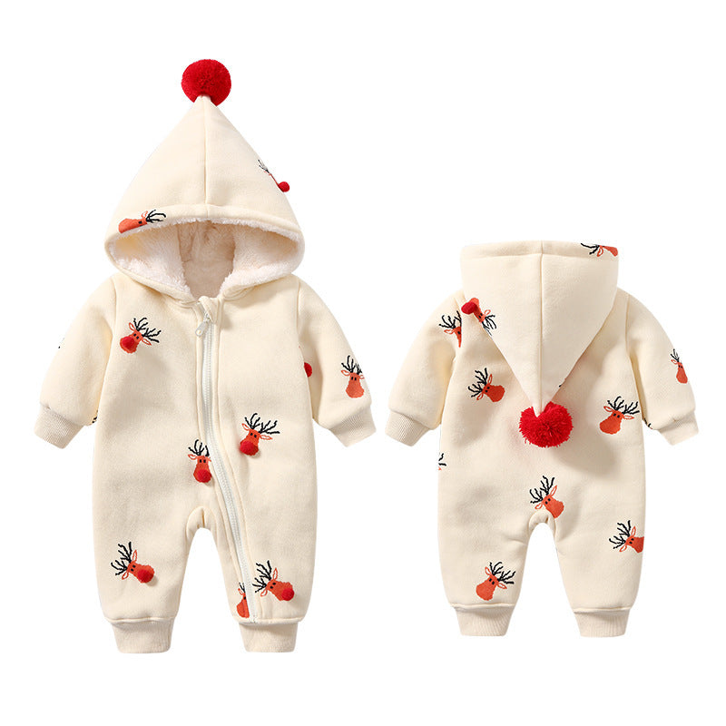 Padded Warm Baby Crawling Clothes