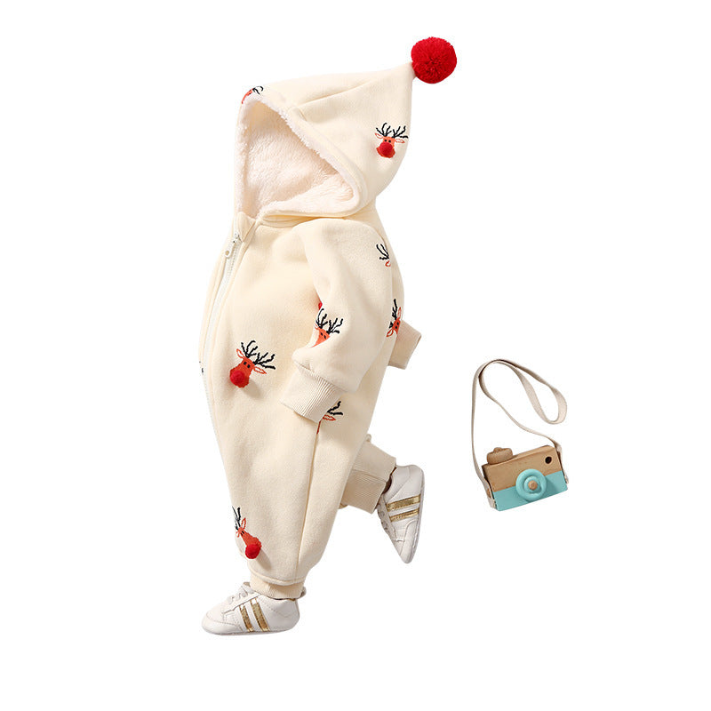 Padded Warm Baby Crawling Clothes