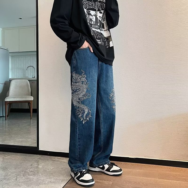 Embroidered Jeans For Men