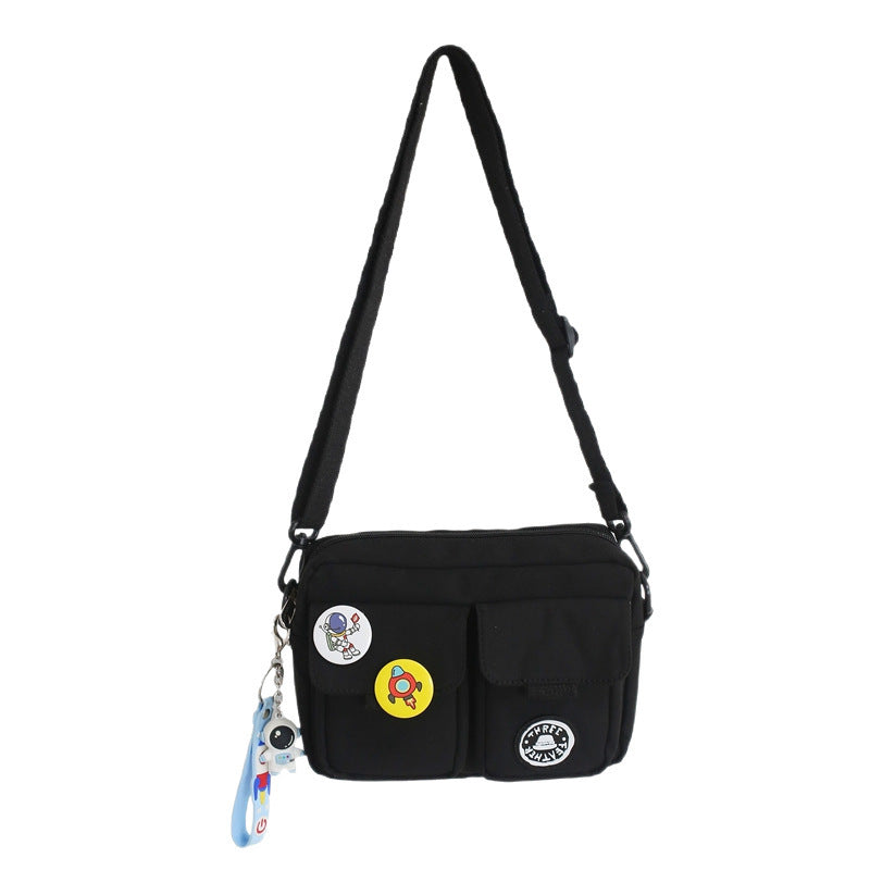 Messenger Bag Badge Crossbody Bag