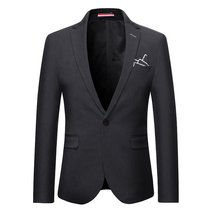 Classic Fit Three Piece Business Suit for Men
