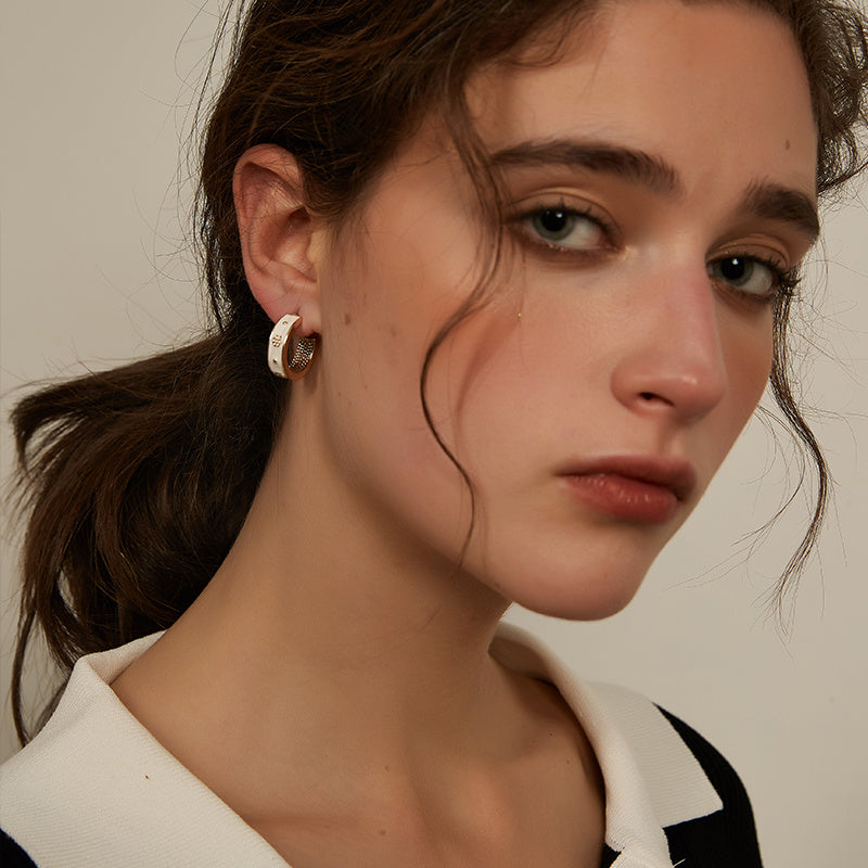 Light Luxury Earrings Sterling Silver Needle Earrings
