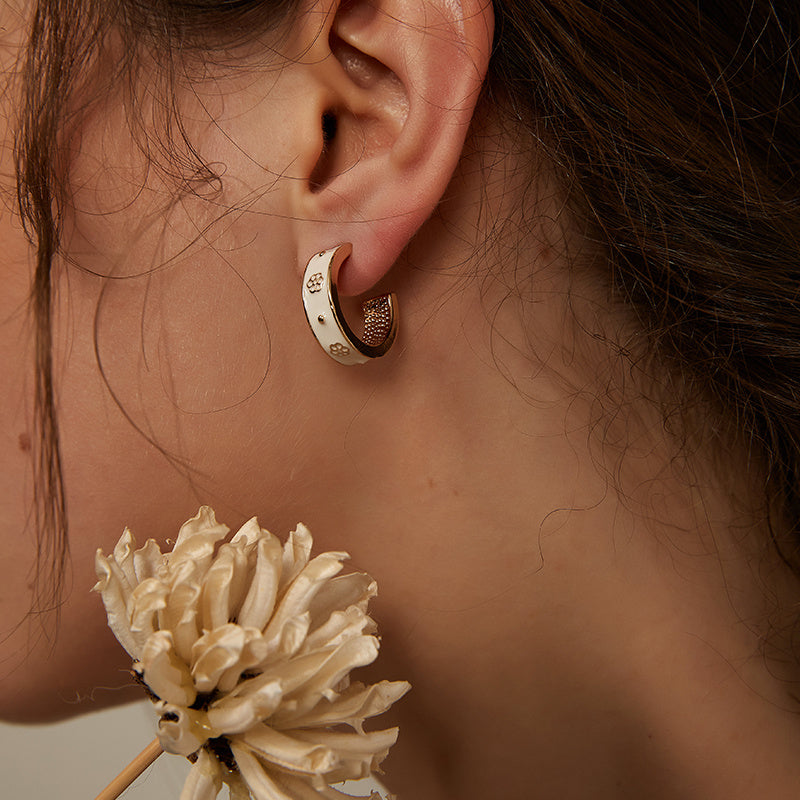 Light Luxury Earrings Sterling Silver Needle Earrings