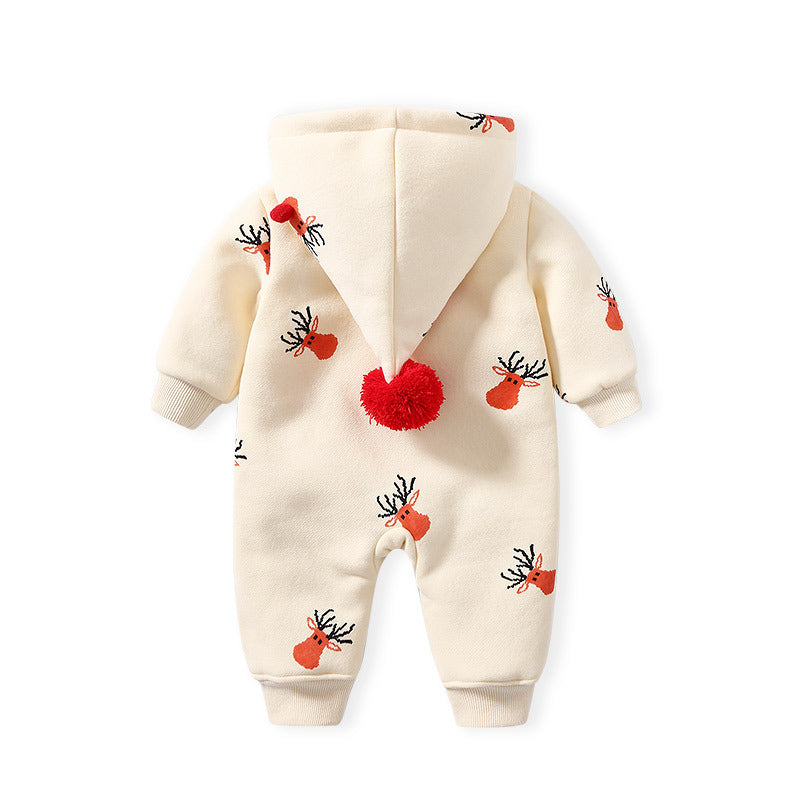 Padded Warm Baby Crawling Clothes