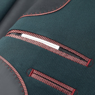 Two Piece Double Breasted Slim Fit Business Suit for Men