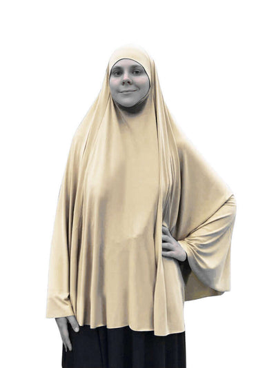 Sakina Prayer Abaya – Comfortable Worship Abaya Apricot