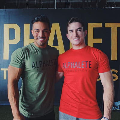 Men's Printed Alphalete Casual T-Shirt
