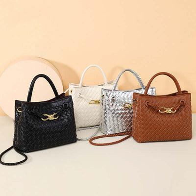 Woven Leather Bag | Women's Urban Simplicity