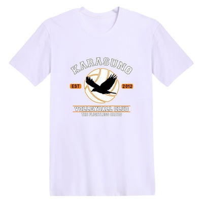 Unisex Harajuku Anime Print T-Shirt UK White