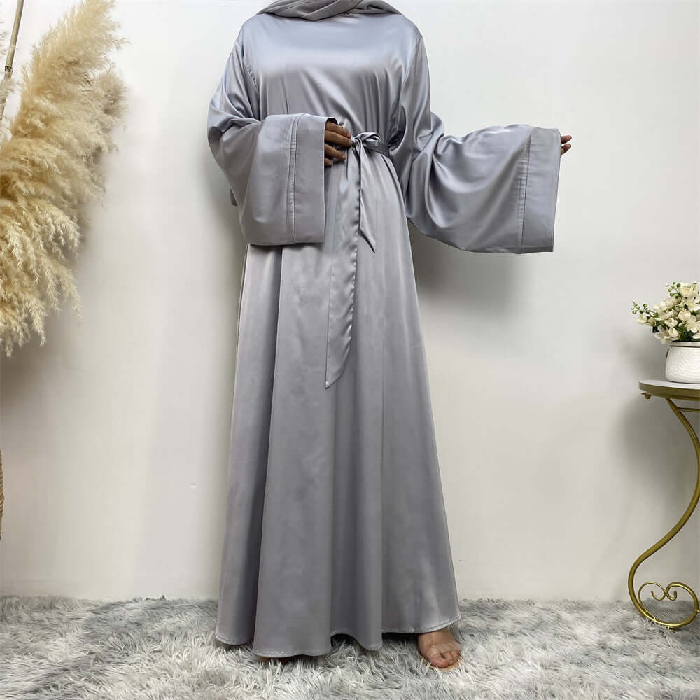 Layali Abaya - Elegant Evening Abaya Online UK Grey