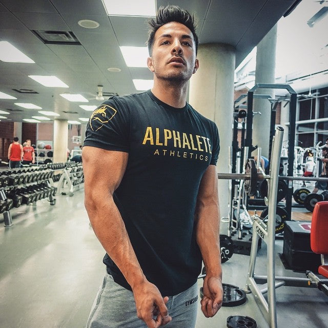 Men's Printed Alphalete Casual T-Shirt