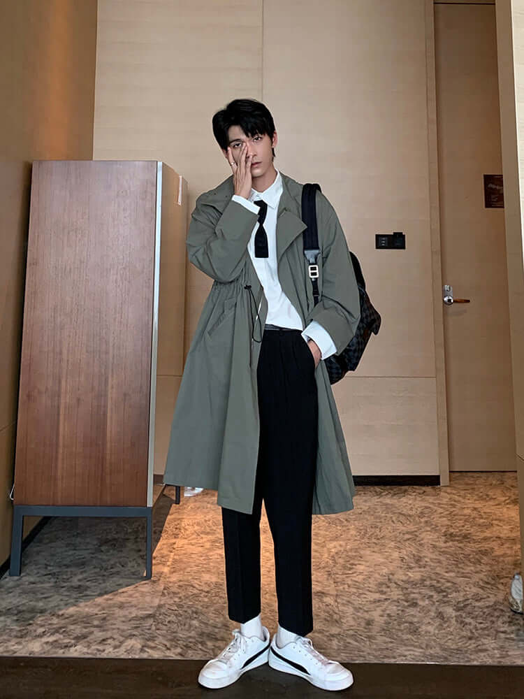 Men's Loose Feet Cropped Trousers