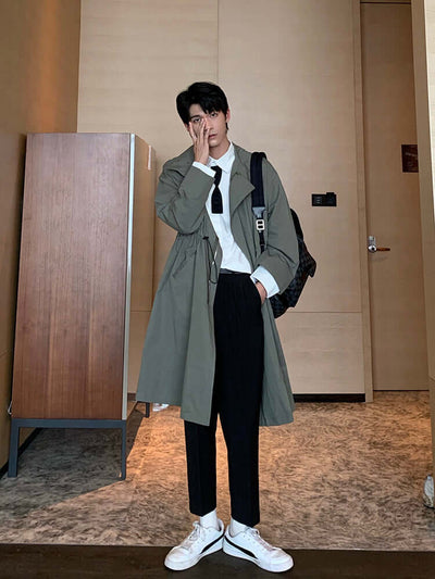 Men's Loose Feet Cropped Trousers