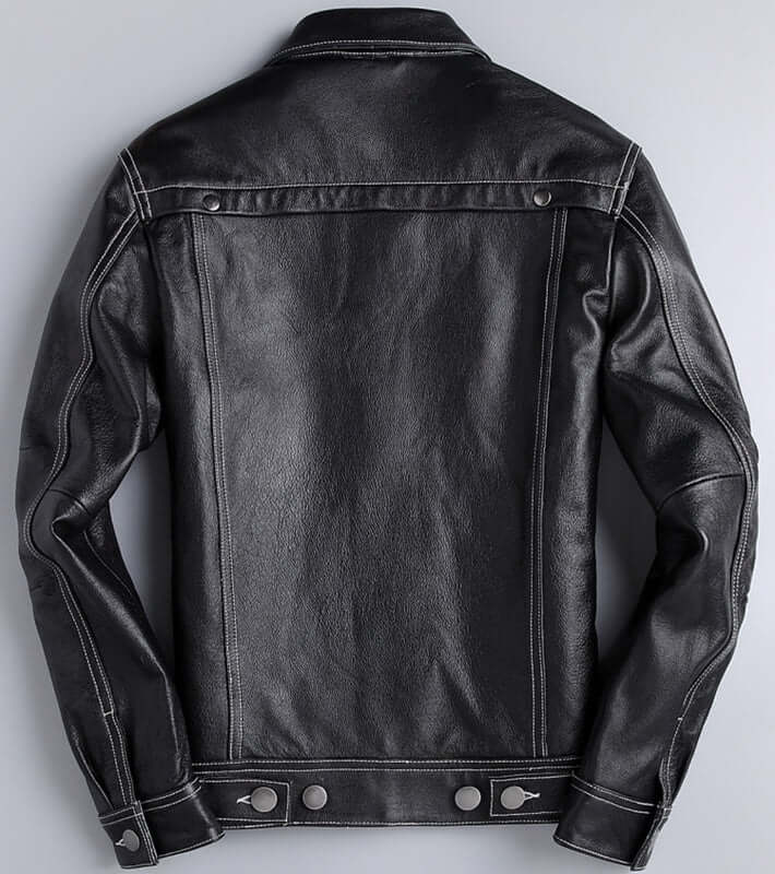 Men's Winter Leather Jacket | Classic Design
