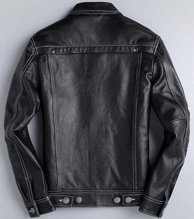 Men's Winter Leather Jacket | Classic Design
