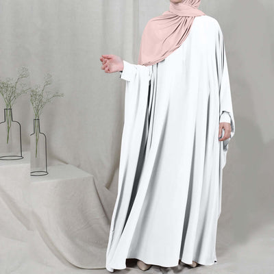 Amira Abaya | Flowing Elegance White One size