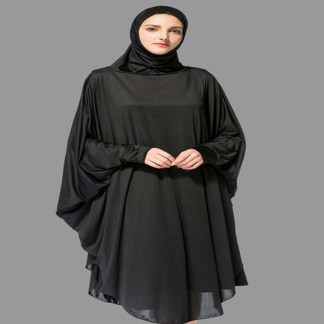Hareer Laban Abaya | Luxury Milk Silk Abaya with Princess Design