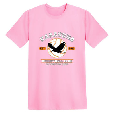 Unisex Harajuku Anime Print T-Shirt UK Pink