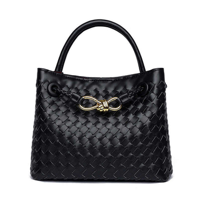 Woven Leather Bag | Women's Urban Simplicity