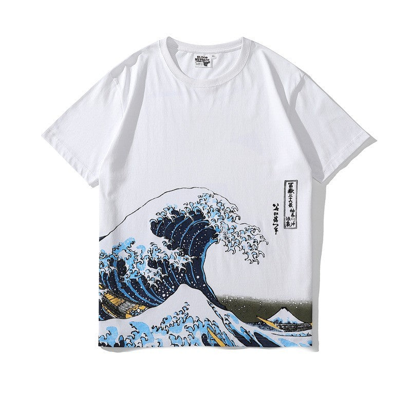 Cotton Printed T-shirt For Men And Women White