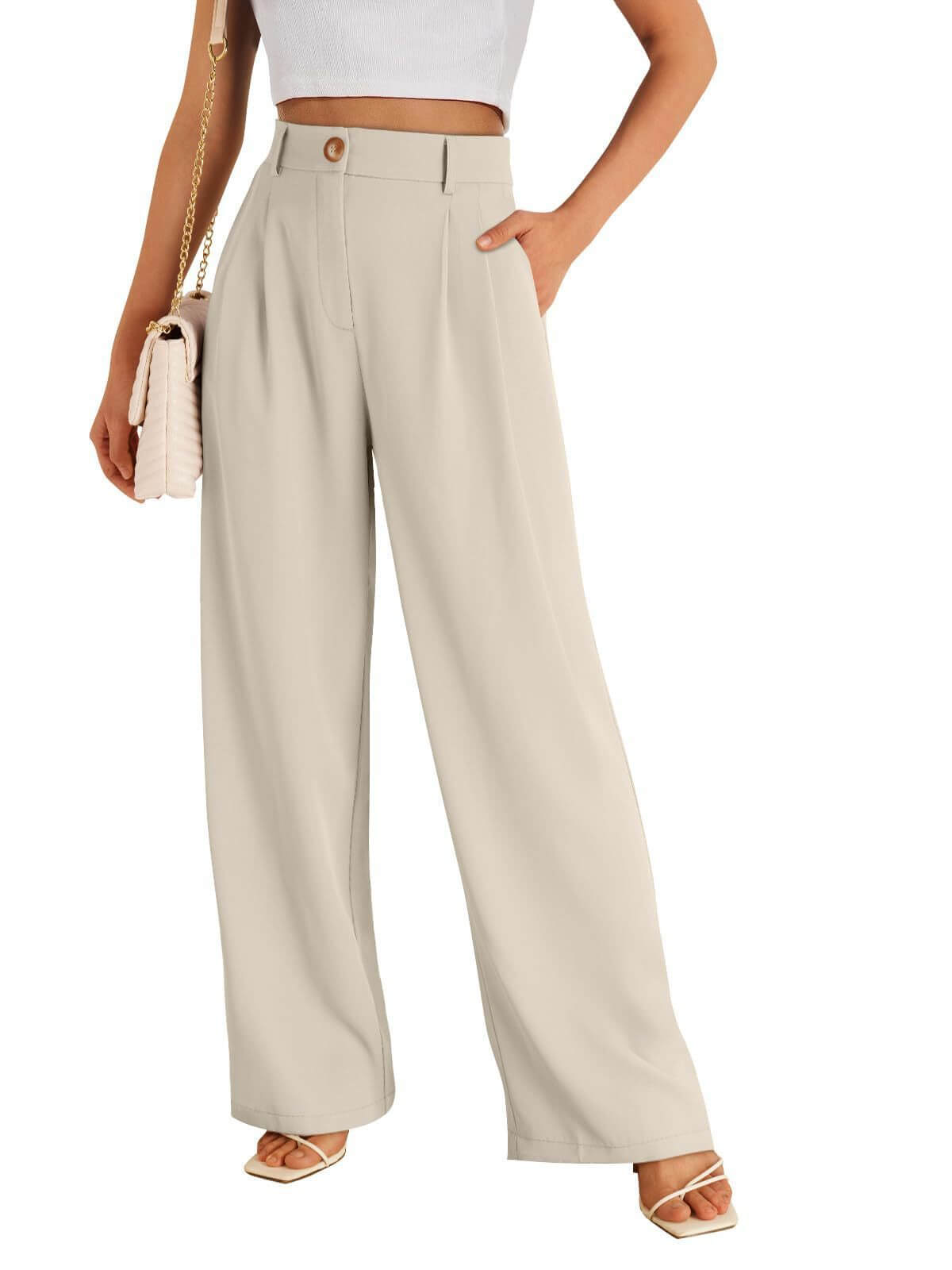 Zipper Pants for Women | Style & Comfort Apricot