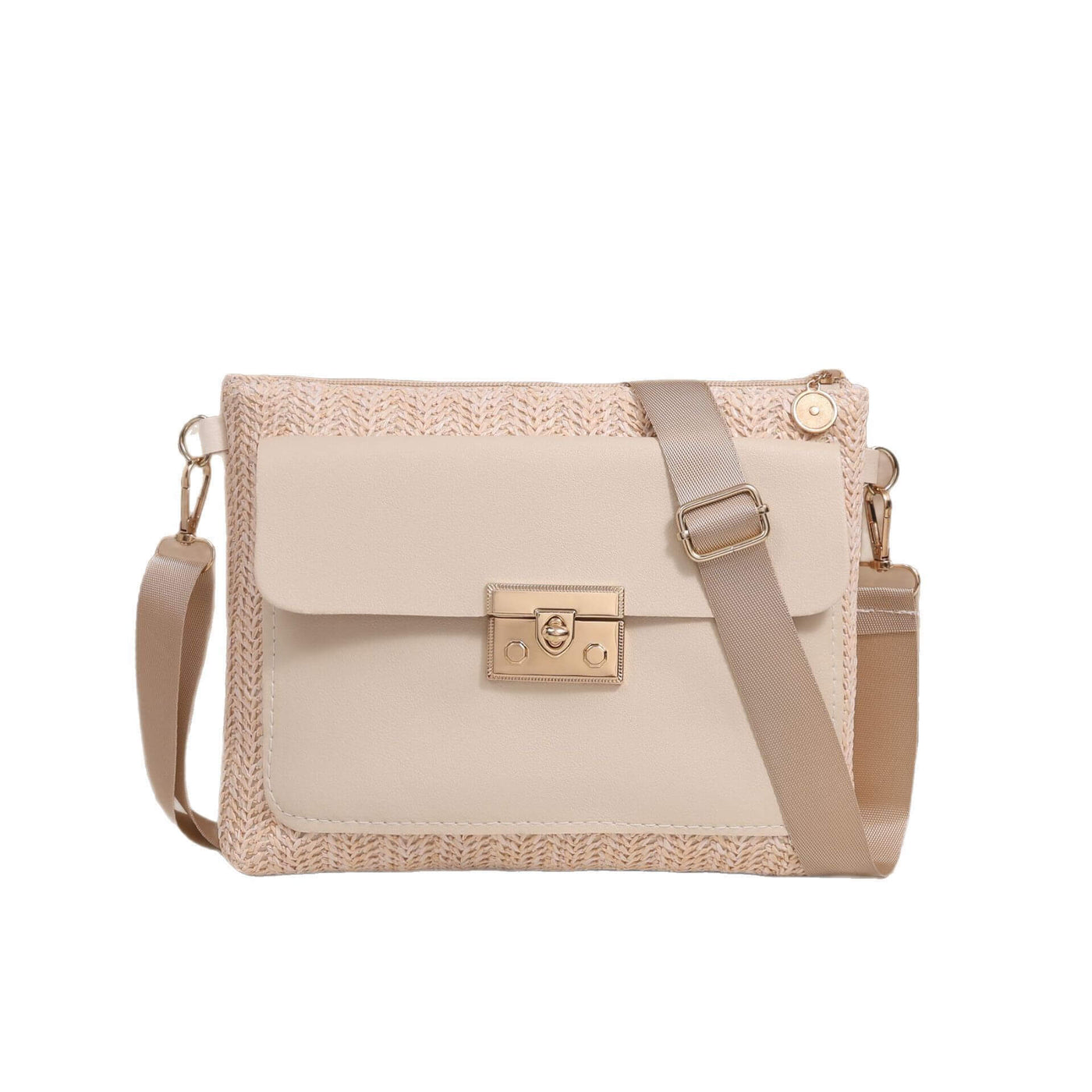 Straw Crossbody Shoulder Bag | Daily Matching Bag