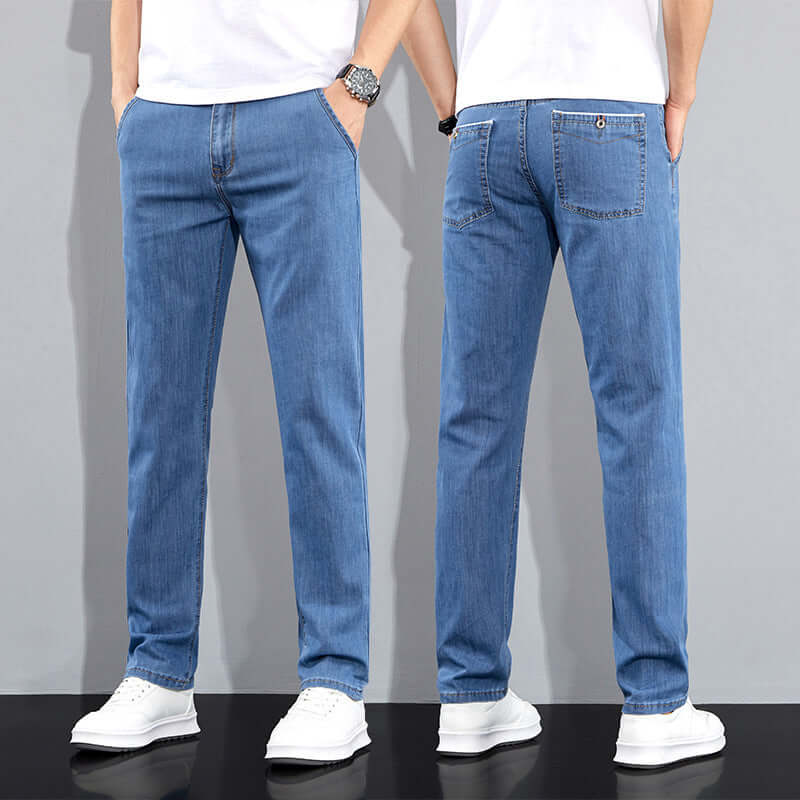 Men's Stretchable Slim Fit Jeans Trousers