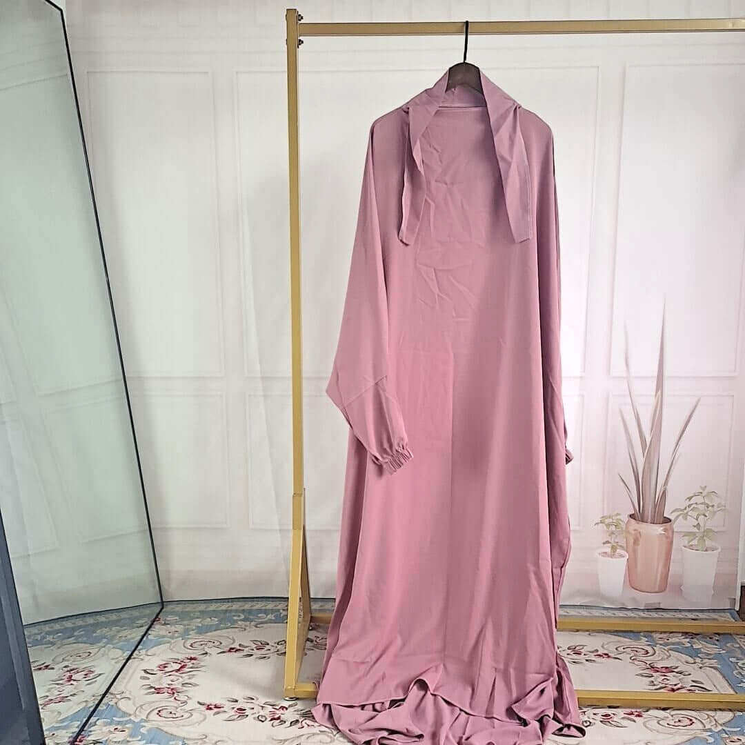Amirah Abaya – Classic Modest Abaya | World of Trendz Light Purple Free Size