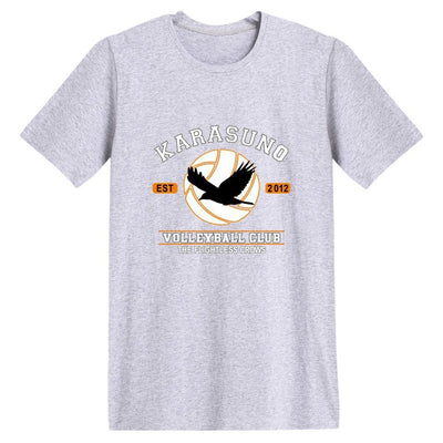 Unisex Harajuku Anime Print T-Shirt UK Grey