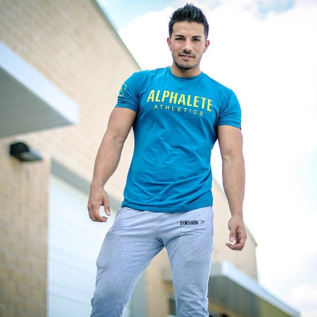 Men's Printed Alphalete Casual T-Shirt