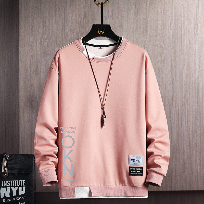 Men's Casual Sweatshirts Hoodie Pink