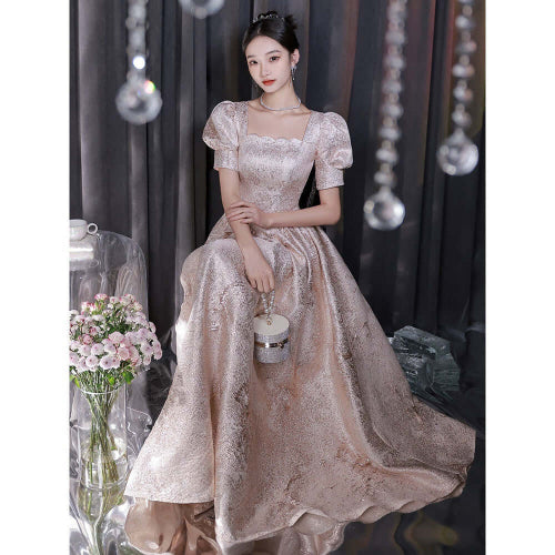 Women's Champagne Evening Dress UK