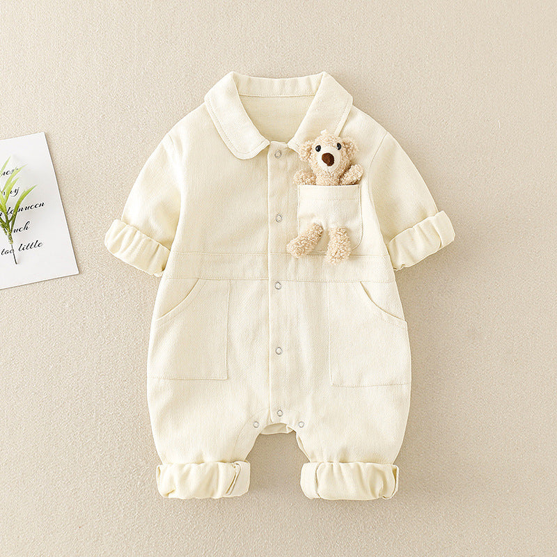 Newborn Denim Jumpsuit