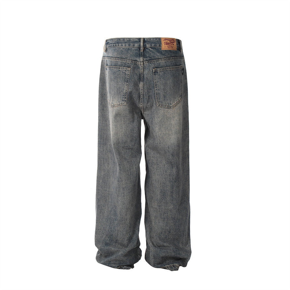 Faded Jeans for Men | Loose Fit