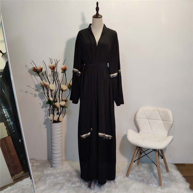 Nour Kimono Abaya – Modern Kimono Abaya UK Black
