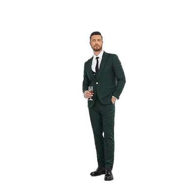 Men's Slim Fit Double-Breasted Suit