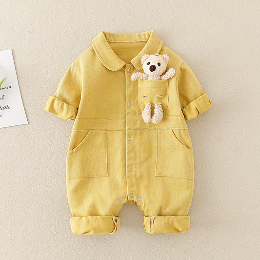 Newborn Denim Jumpsuit