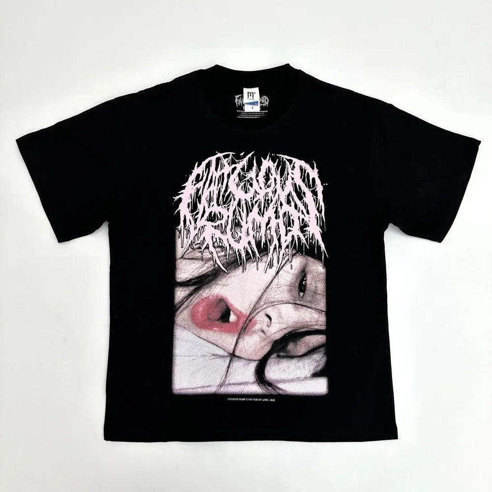 Cotton Graphic Print Artistic T-Shirt Streetwear UK