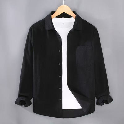 Casual Coat Couple Workwear Jacket Black