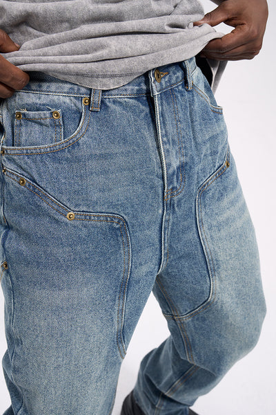 Casual Vintage Jeans Men | Vintage Denim